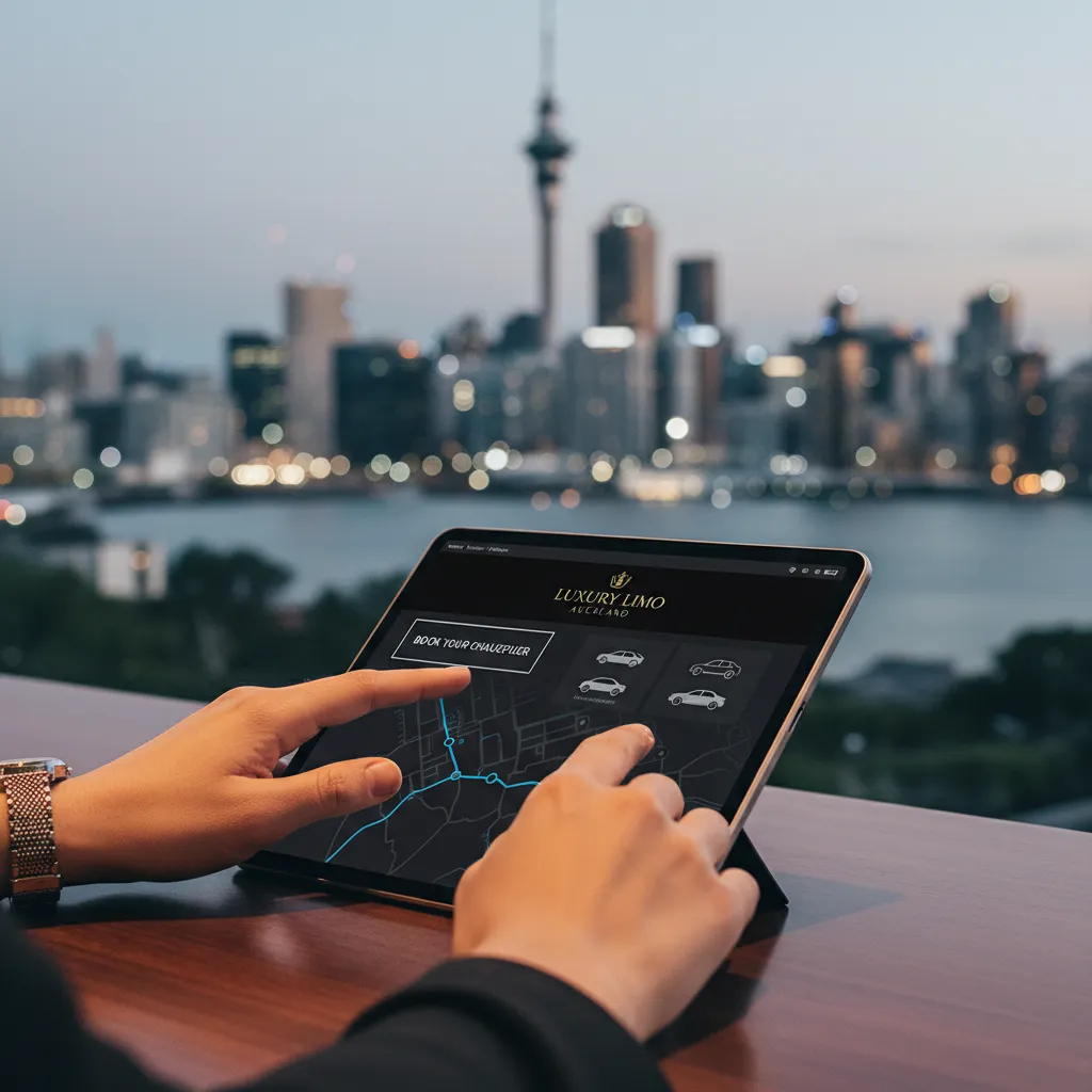 Easy online booking for Auckland Airport limousine transfers