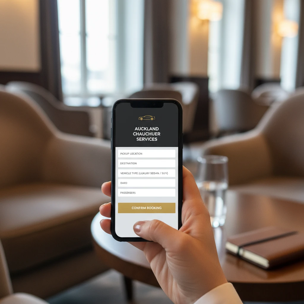 Online booking for luxury Auckland domestic airport transfer