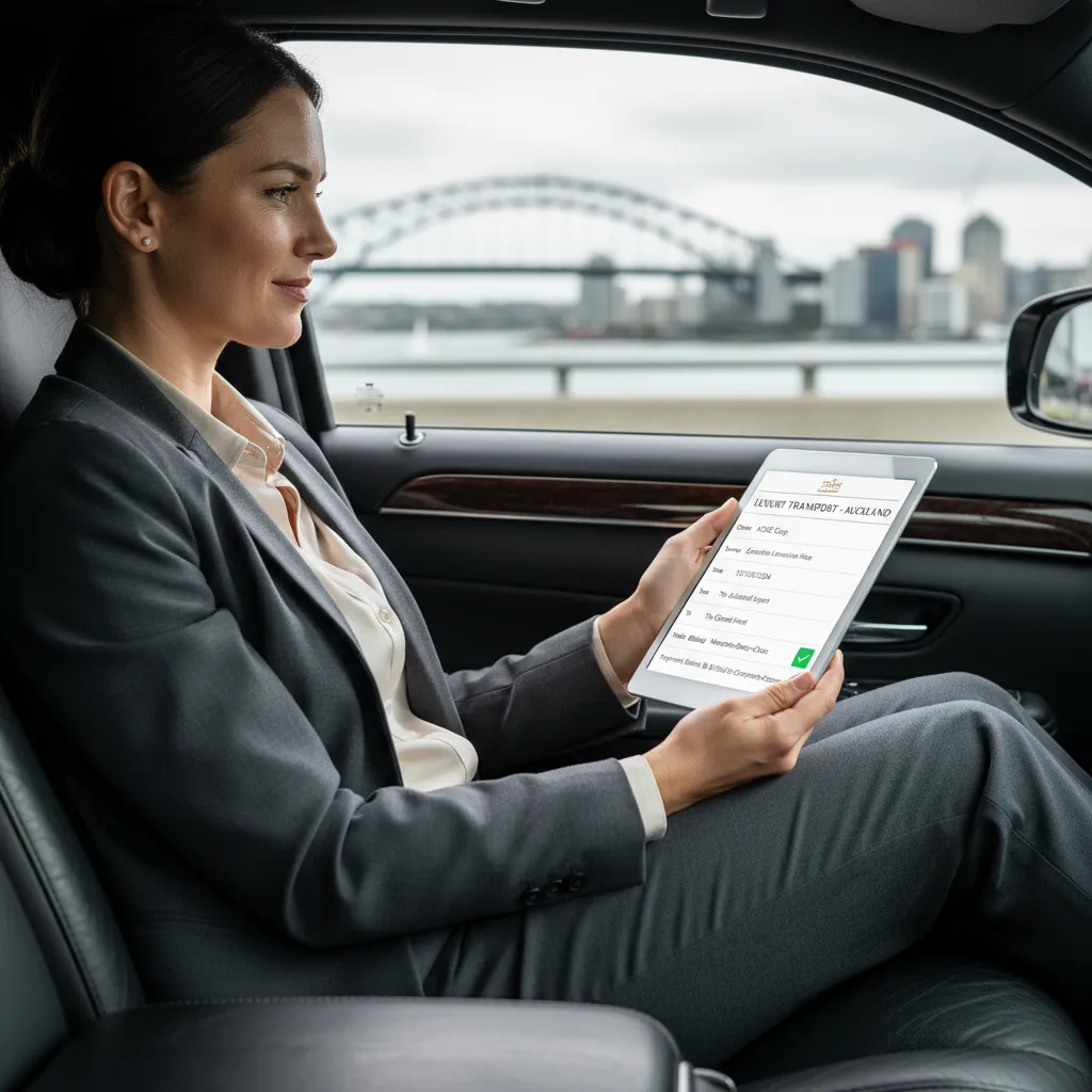 Streamlined corporate billing for AKL airport chauffeur service