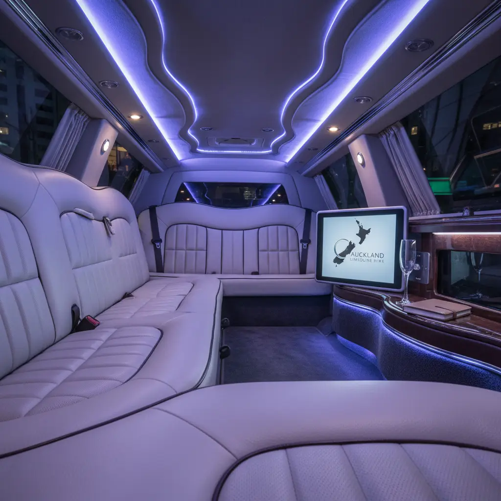 Luxury Limousine Interior Comfort Auckland