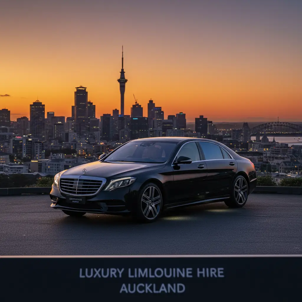 Luxury Mercedes-Benz S-Class sedan for hire in Auckland