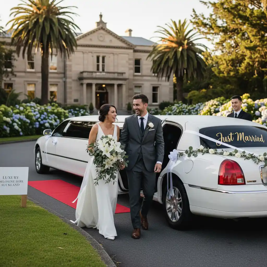 Wedding limousine hire for special occasions in Auckland