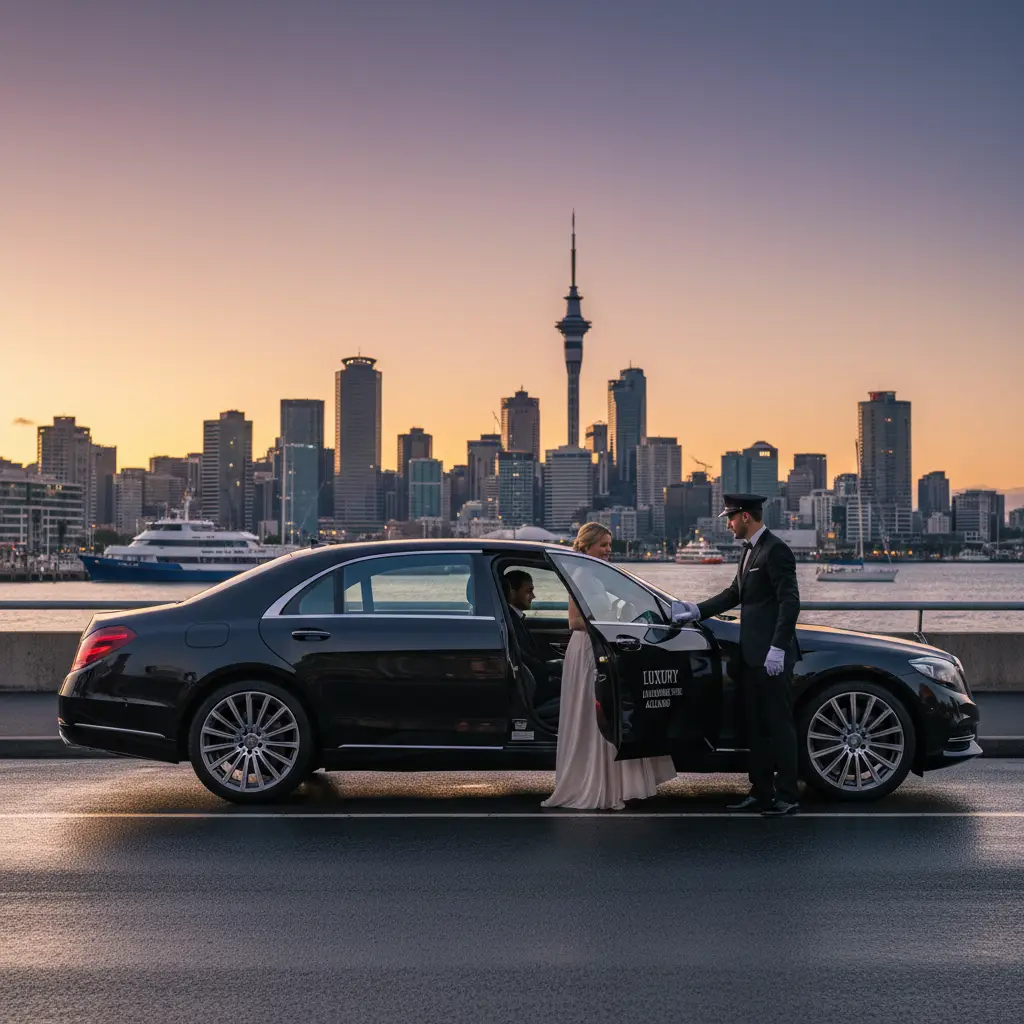 Luxury Mercedes S-Class sedan for hire Auckland