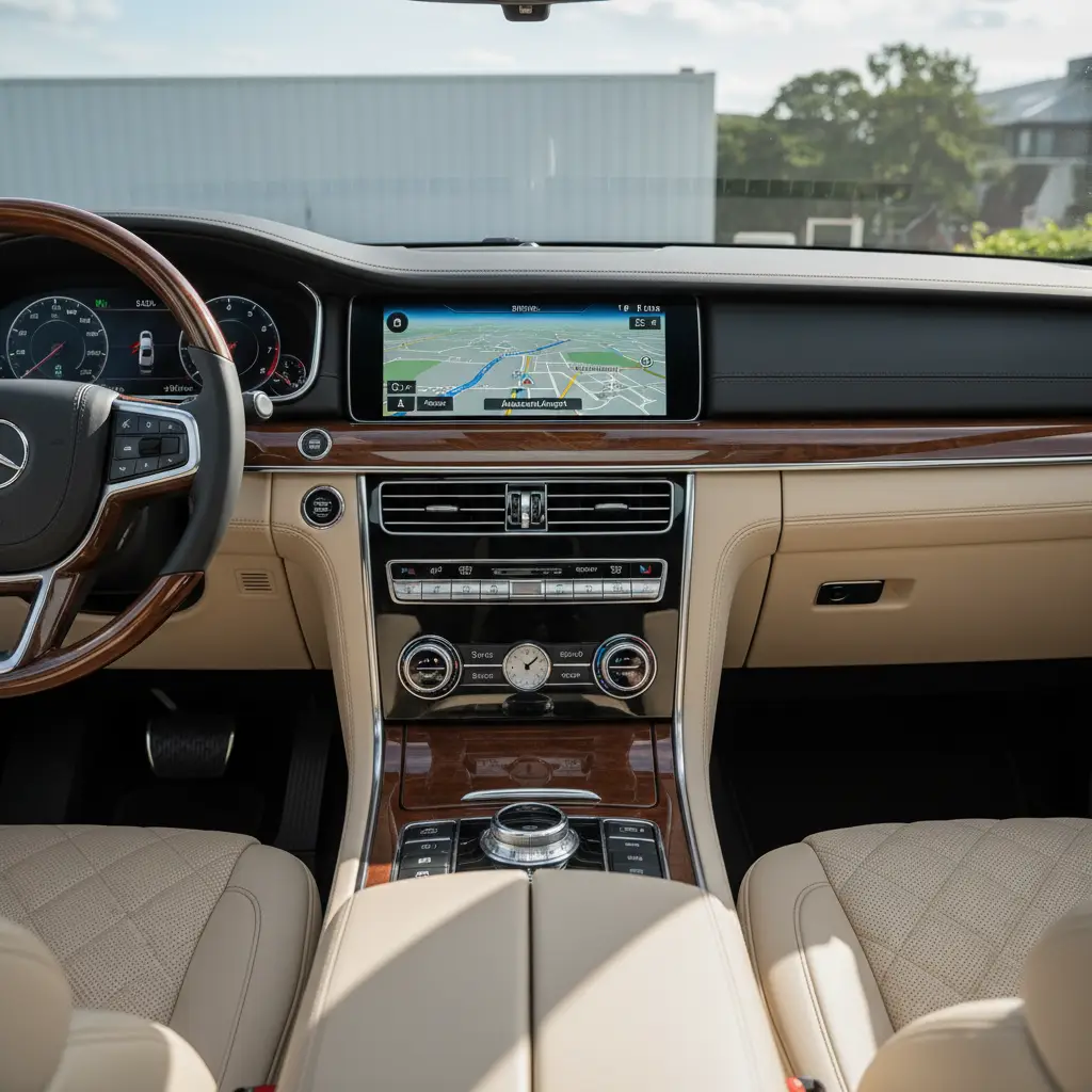 Advanced technology in luxury SUV rental Auckland