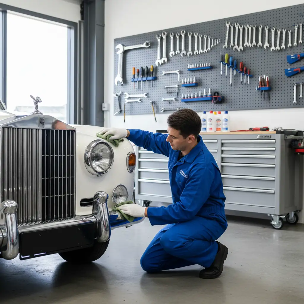 Vintage car maintenance and detailing in Auckland