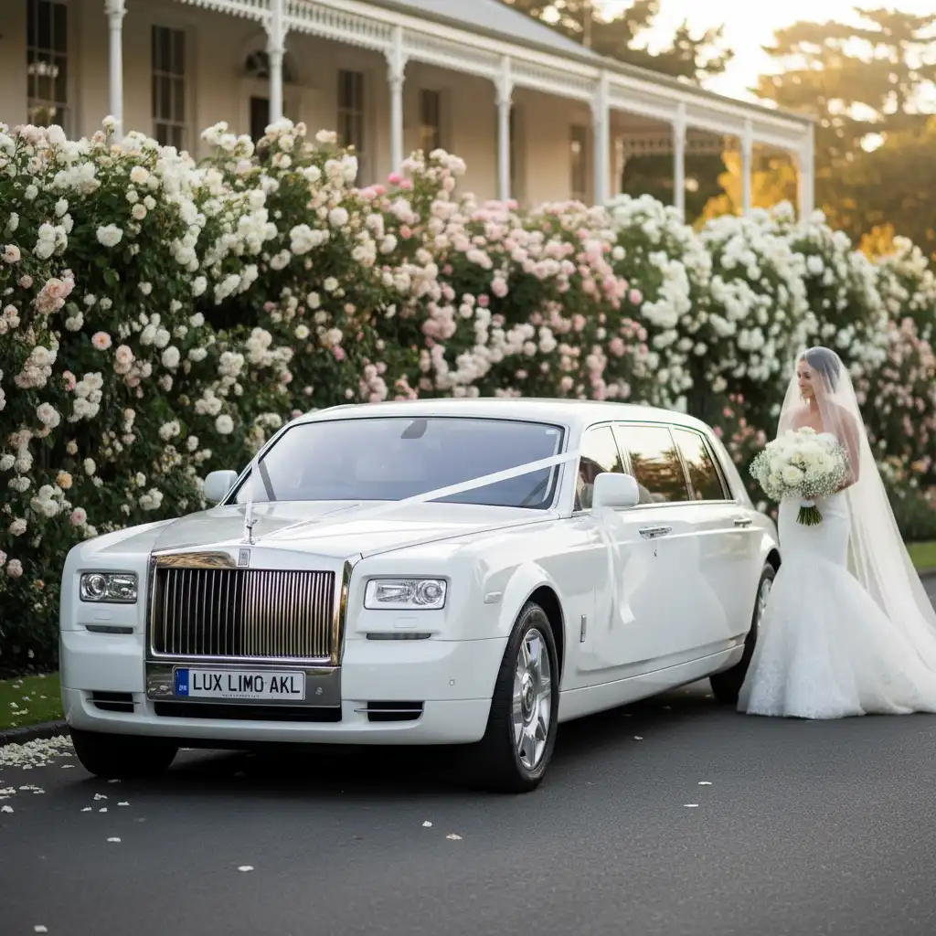 Luxury bridal transport Pakuranga Rolls-Royce