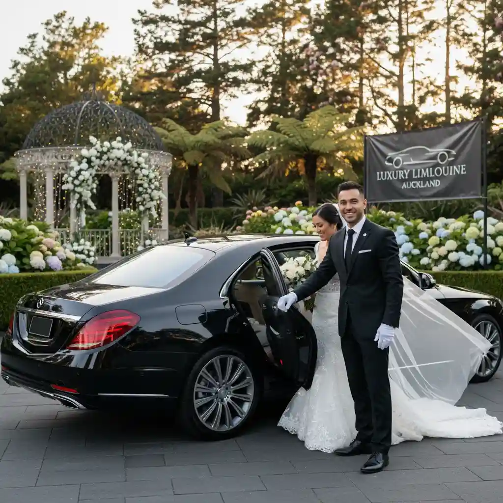 Professional chauffeur Pakuranga wedding