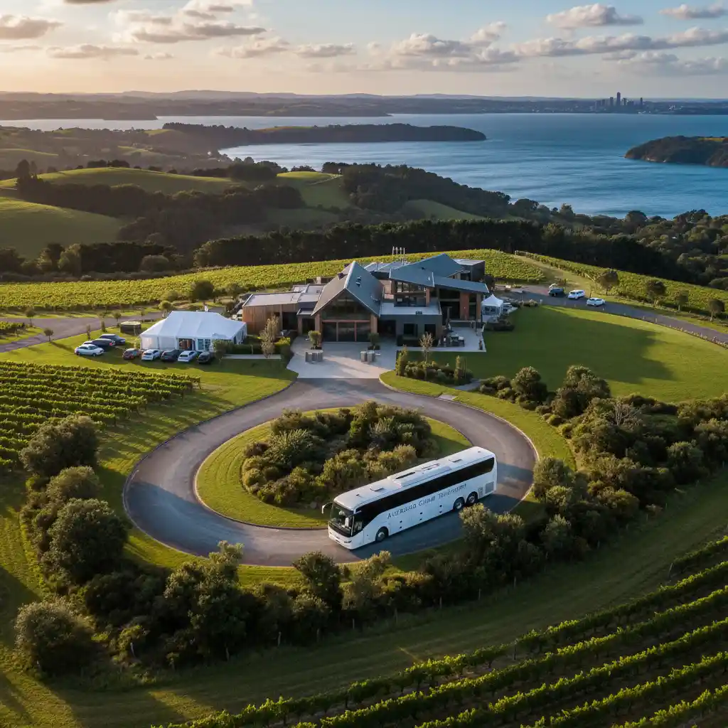 Auckland wedding venue logistics and guest bus access