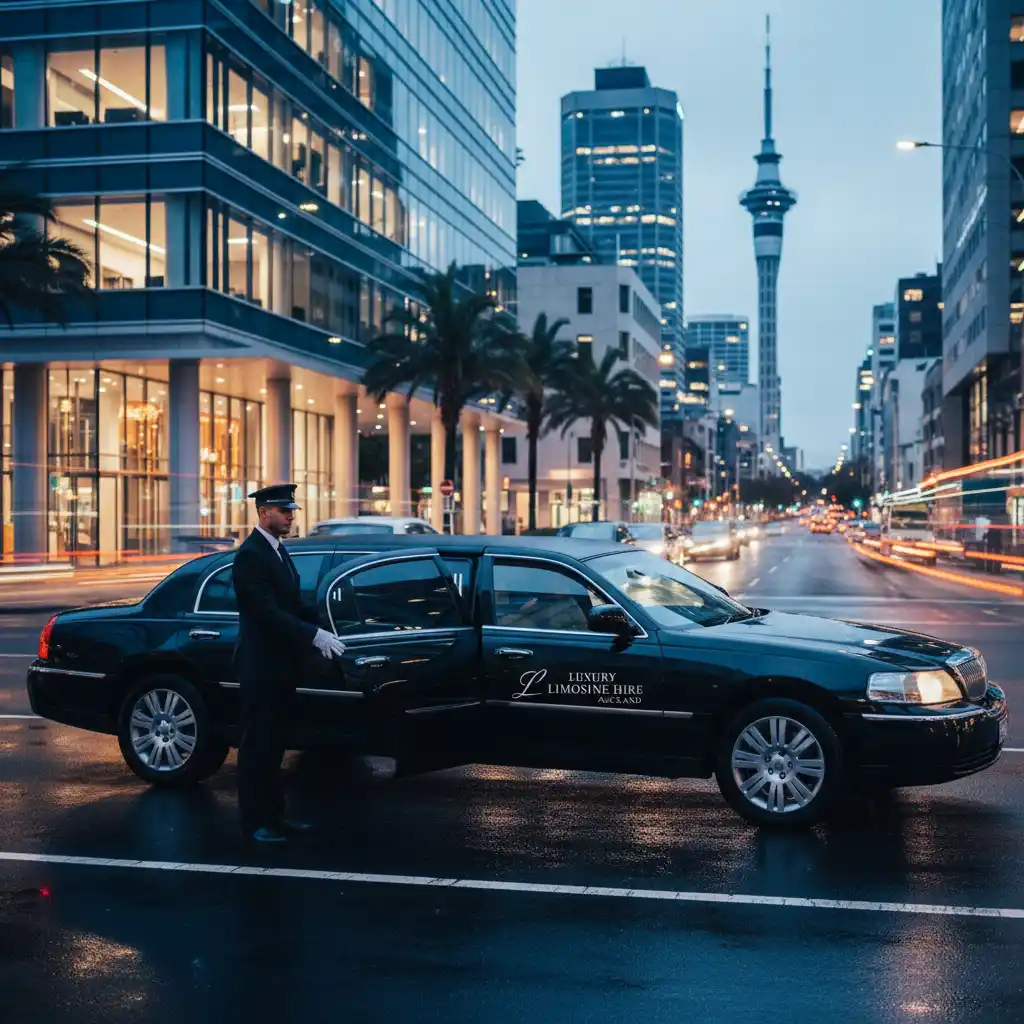 Hourly corporate limo hire Auckland for executive travel