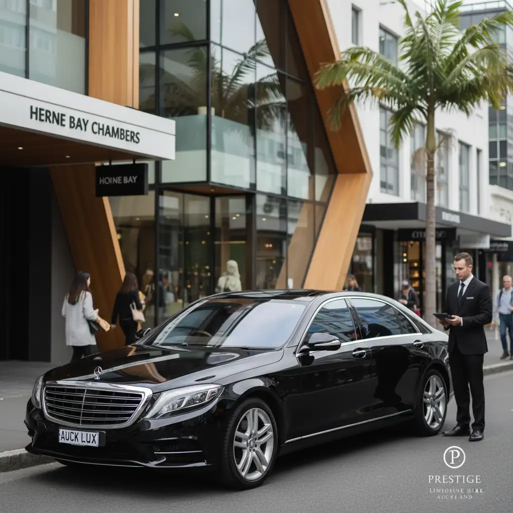 Discreet VIP transport services Ponsonby with a luxury black sedan